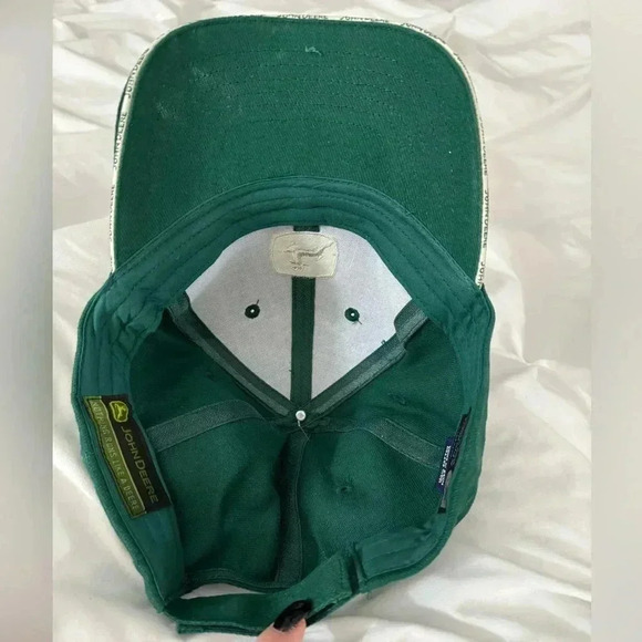 Vintage John Deere Baseball Dad Hat SnapBack Adjustable Velcro Closure - Picture 3 of 10